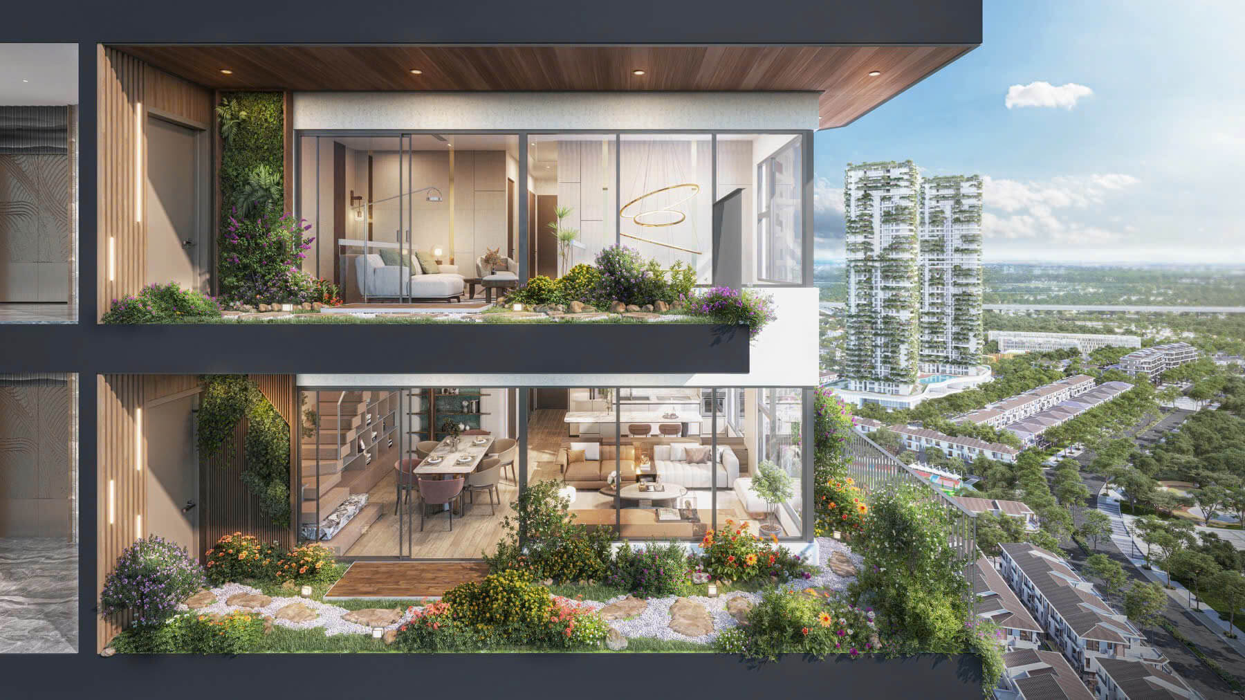 Không còn là căn hộ để ở: Forest Onsen và làn sóng bất động sản “trị liệu” đang định hình lại chuẩn sống đô thị 2 căn hộ forest onsen