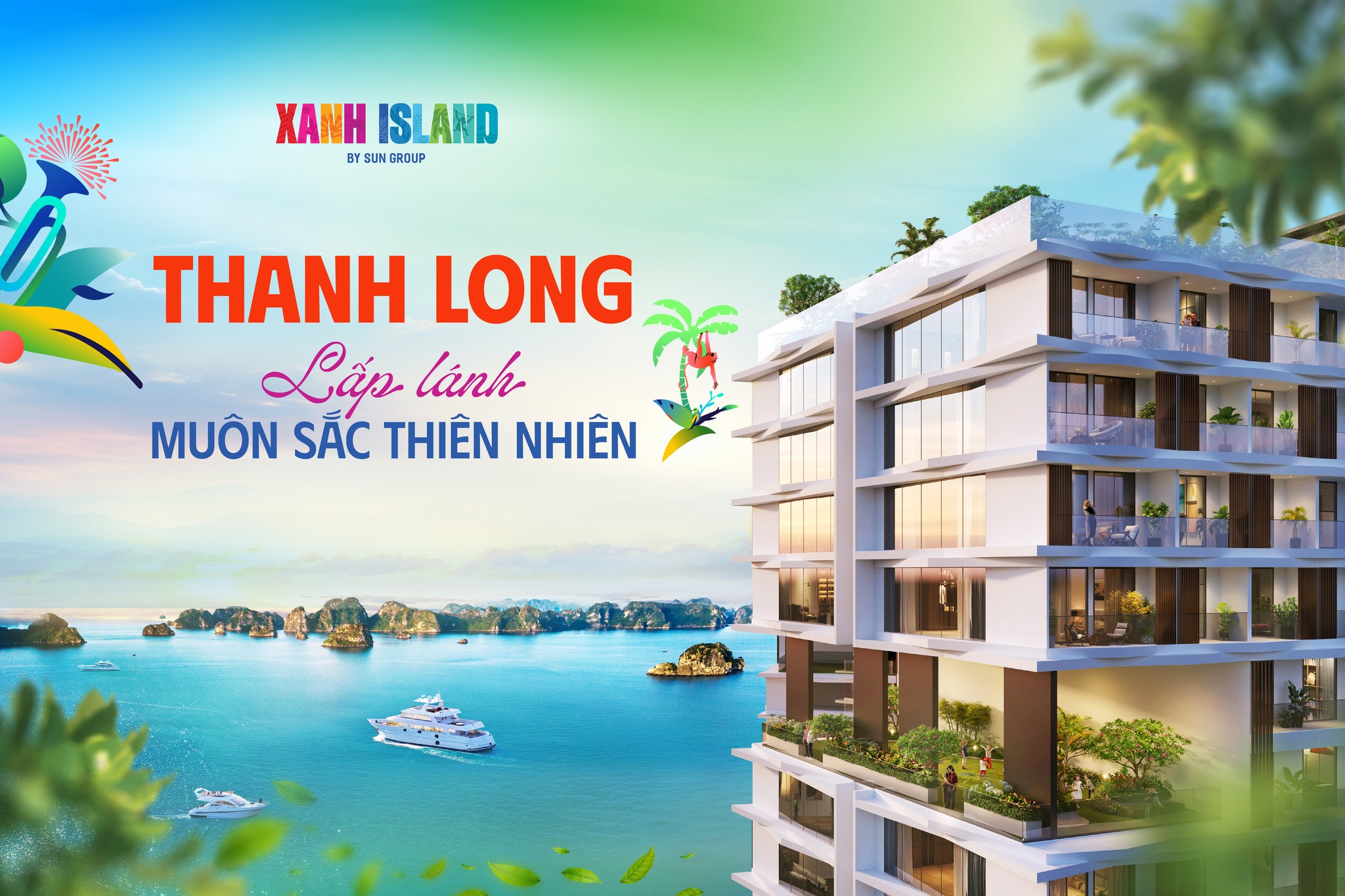 Tòa tháp Thanh Long tại Xanh Island
