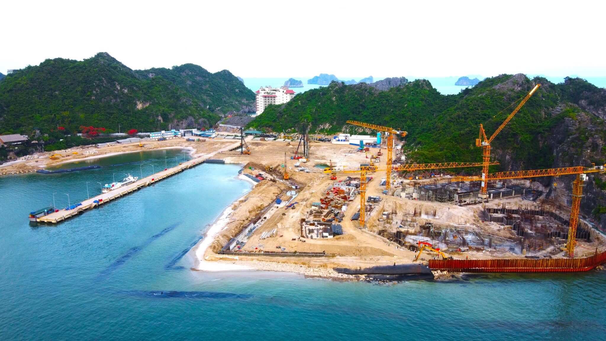 Cập nhật tiến độ xây dựng tháng 6.2026 5 tiến độ xây dựng xanh island cát bà tháng 6.2026